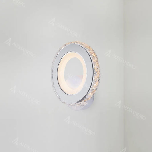 Vigyen fel LED Borandis 20W, fehér, króm, akril és kristály, hideg/forró/semleges fény