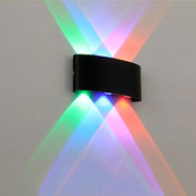 Fantasis alkalmazza a LED RGB belső/külső, 6 forrás x 1W, IP65, fekete, 3000K