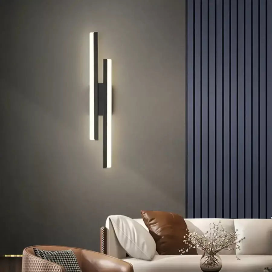 Alkalmazza LED Lyra, 18W, akril, fekete -fehér