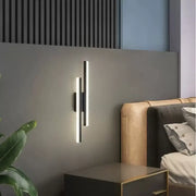 Alkalmazza LED Lyra, 18W, akril, fekete -fehér