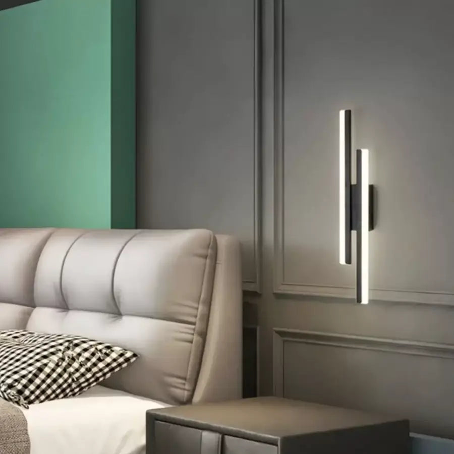 Alkalmazza LED Lyra, 18W, akril, fekete -fehér