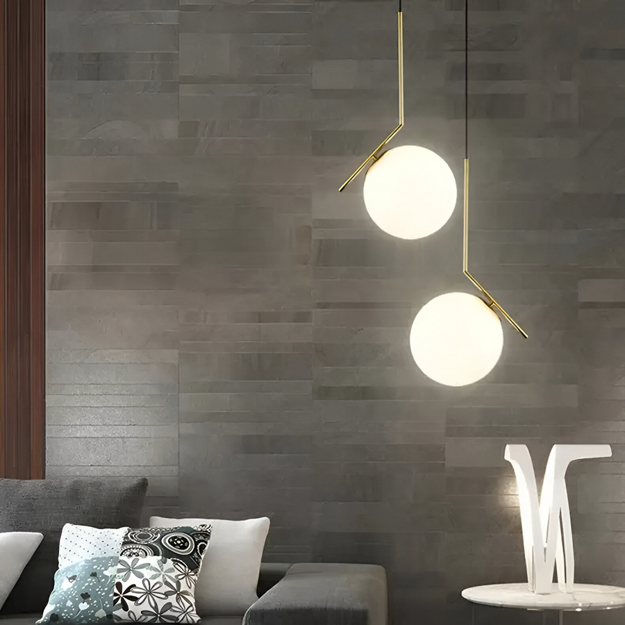 LOFT Haven csillár, 1x E27, aranyfehér, fém, állítható magasságú, modern