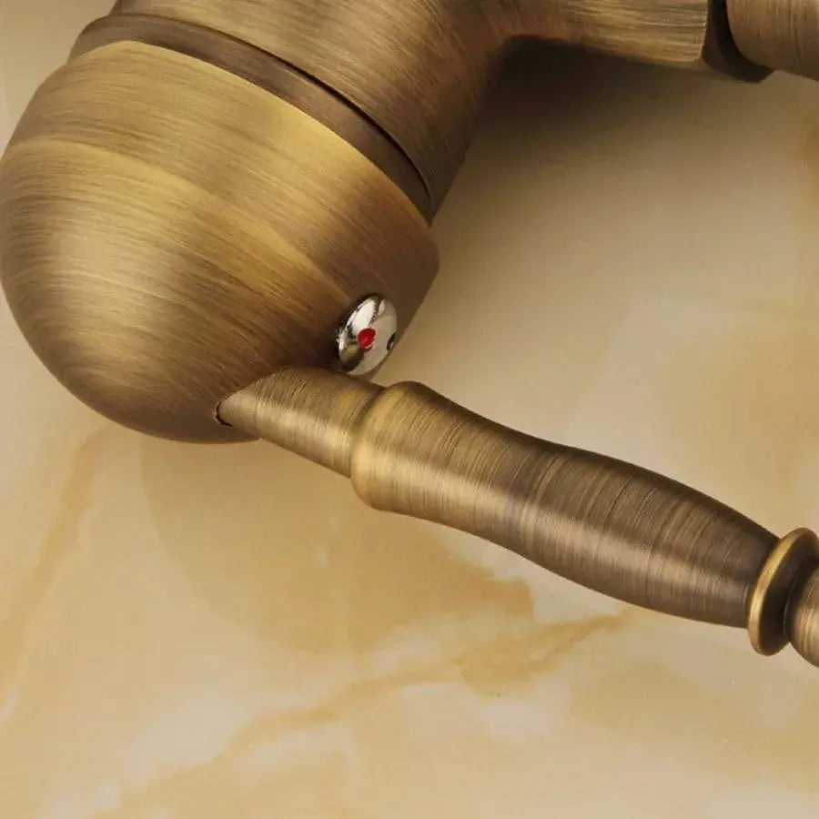 Konyhai akkumulátor, egészségügyi sárgaréz, arany, OD/2046