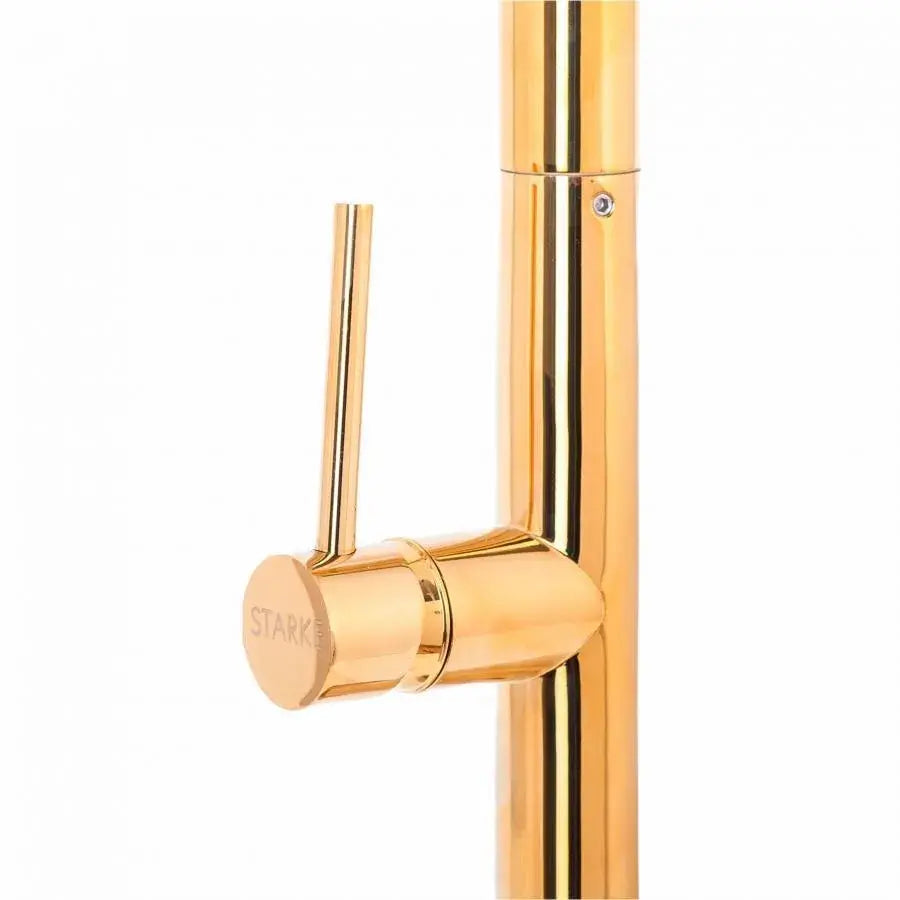 Konyhai akkumulátor kivonható zuhany, egészségügyi sárgaréz, arany, CF2043