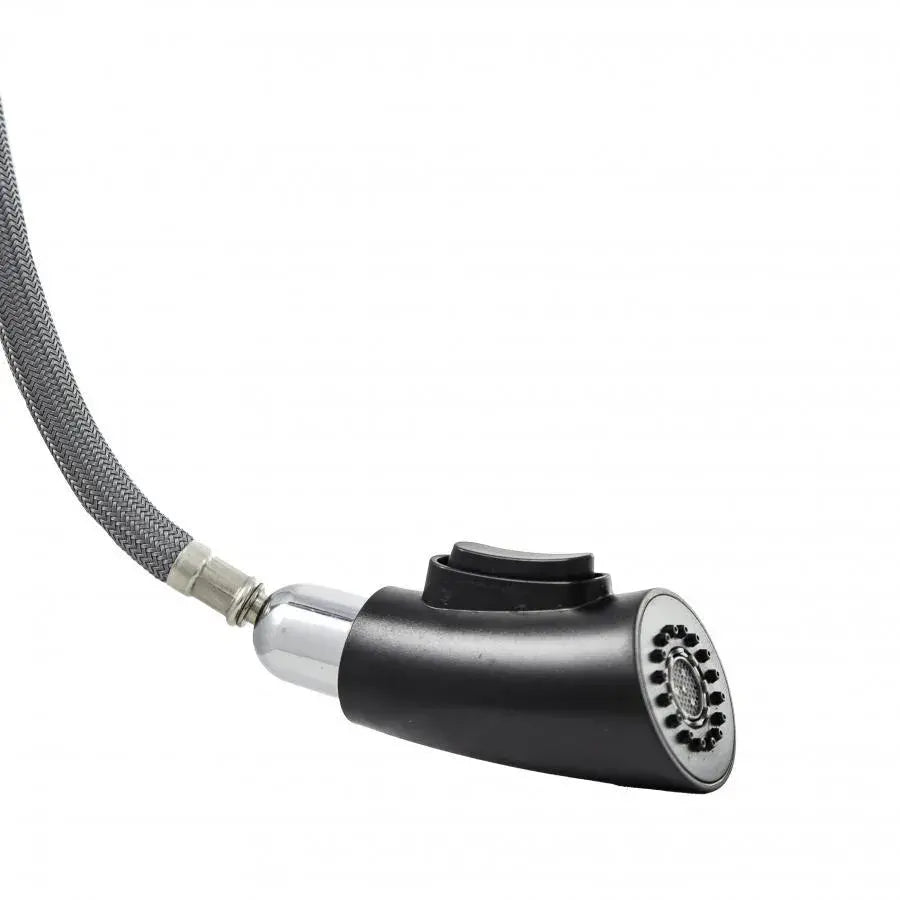 Konyhai akkumulátor kivonható zuhanyzóval, egészségügyi sárgaréz, króm, W059