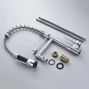 Konyhai akkumulátor kivonható zuhany, rozsdamentes acél és sárgaréz, YD/201