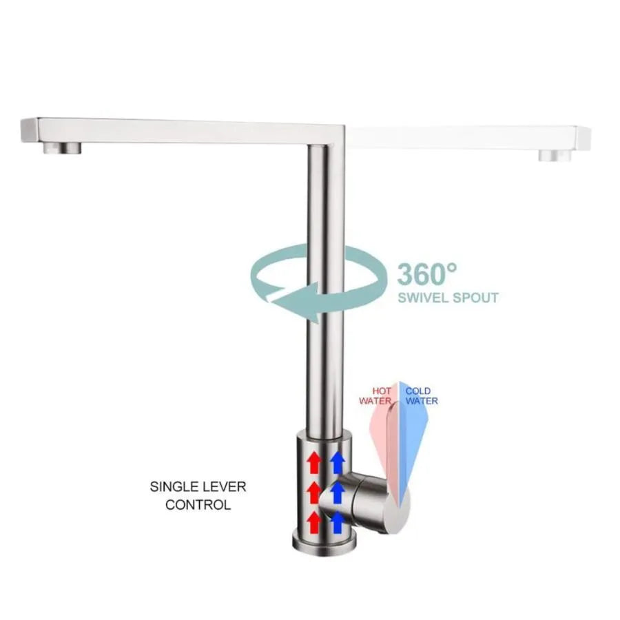 Akkumulátor rozsdamentes acél konyha