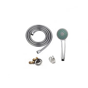 Fényes króm kád akkumulátor - Teljes készlet 18 cm -es forgó csővel, para, tömlő és excentrikus