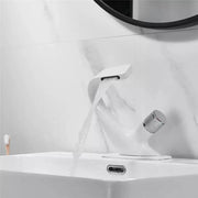 Washbasin akkumulátor, egészségügyi sárgaréz, fehér, OD/2058