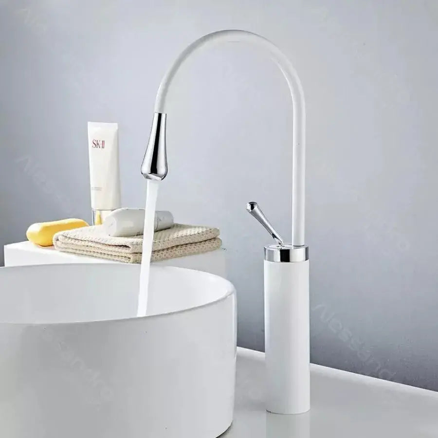 Washbasin akkumulátor, egészségügyi sárgaréz, fehér, wzy/326/a