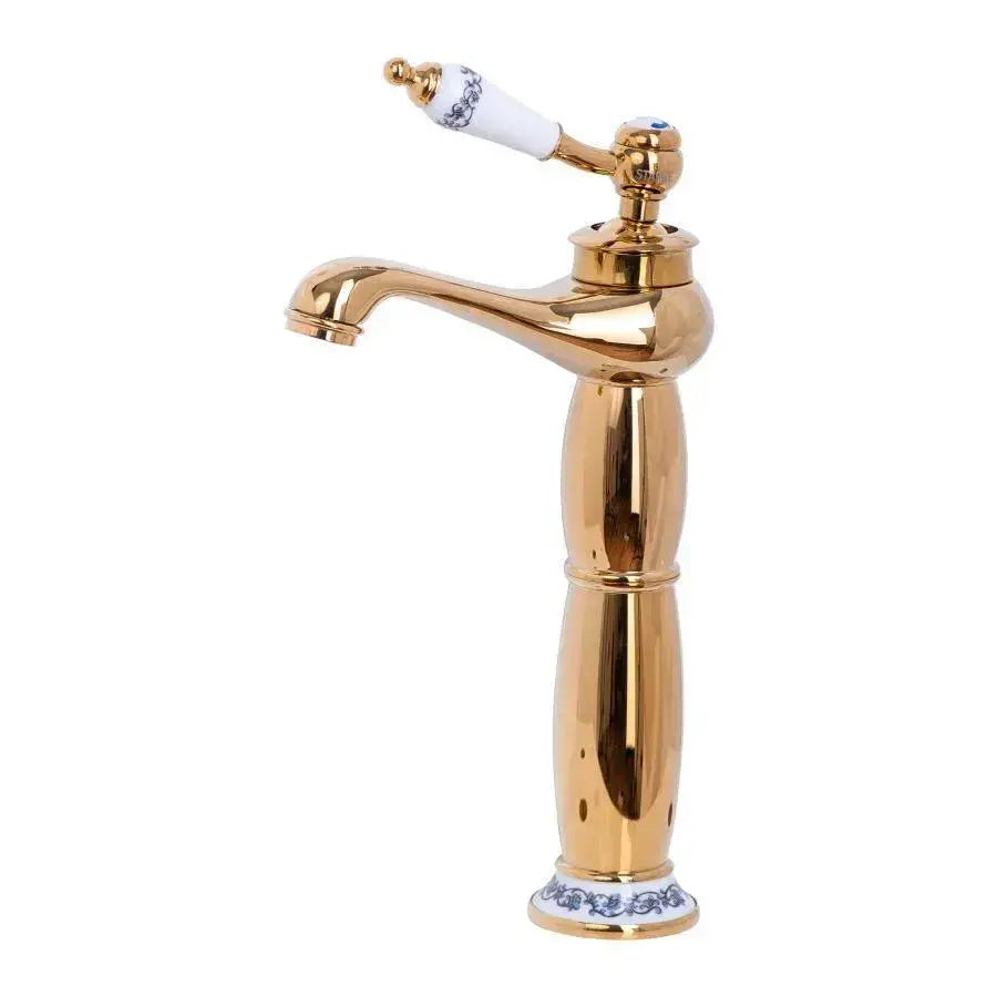 Washbasin akkumulátor, egészségügyi sárgaréz, arany, CF/1008