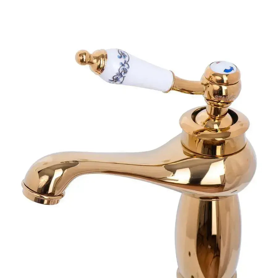 Washbasin akkumulátor, egészségügyi sárgaréz, arany, CF/1008