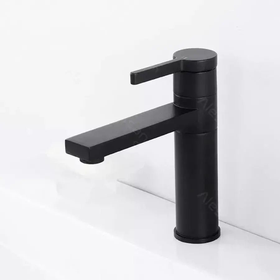 Washbasin akkumulátor, egészségügyi sárgaréz, fekete, 7207h