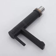 Washbasin akkumulátor, egészségügyi sárgaréz, fekete, 7207h