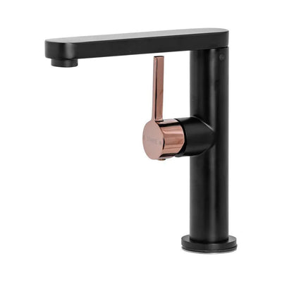 Washbasin akkumulátor, egészségügyi sárgaréz, fekete, 9107h/m