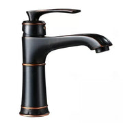 Washbasin akkumulátor, egészségügyi sárgaréz, fekete, od01/b