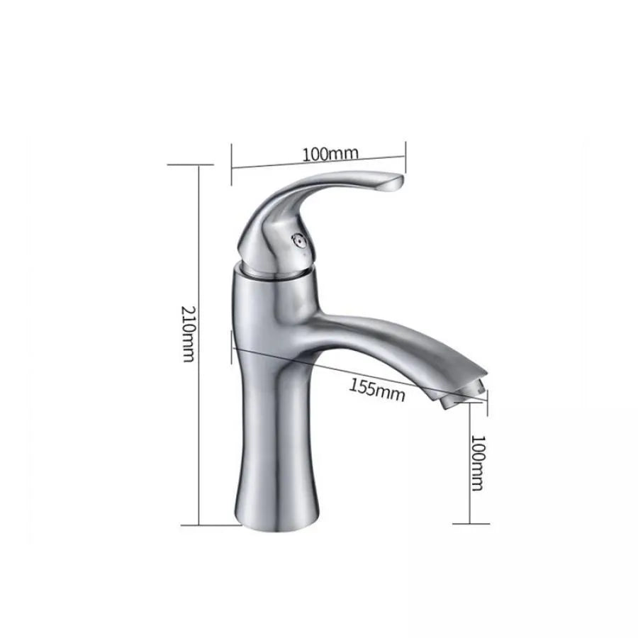 Washbasin akkumulátor, rozsdamentes acél 304, szatén, MP015