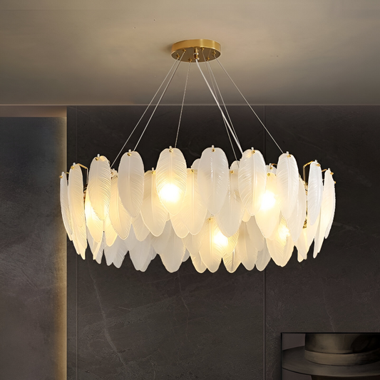 Crystal Chandelier Vaux-le-Vicomte Eleganza, 6x E14, 49 cm átmérőjű, arany, állítható magasság