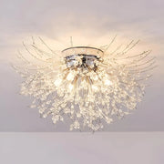 Crystal Chandelier Rondo Vivace, 5x G9, 40 cm átmérőjű, fényes ezüst