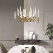 Crystal Chandelier Delta 12xg4 arany