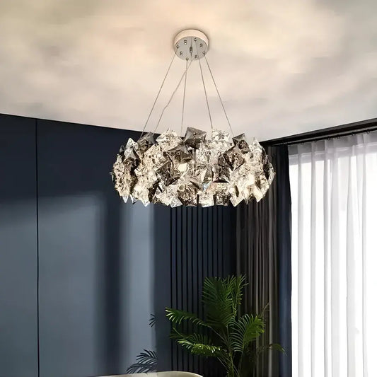 Csillár Hefe 4x E27 ezüst