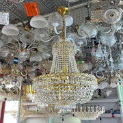Crystal Chandelier Kassian 11x E14 arany