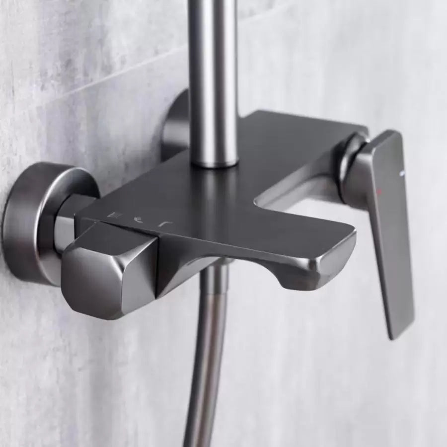 Zuhanyoszlop, egészségügyi sárgaréz, szatén, 9960N