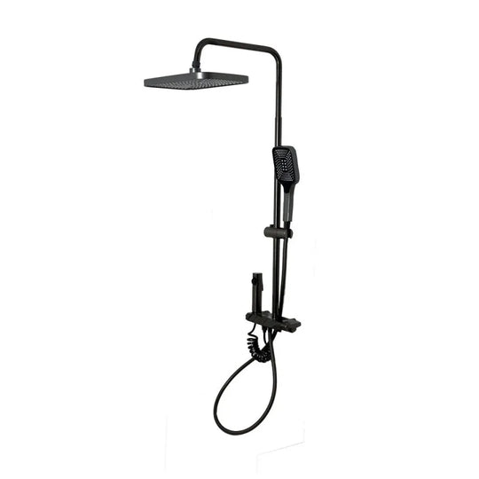 Sötétszürke rozsdamentes acél zuhanyoszlop OD3903 Alapértelmezett cím Alessandro Design