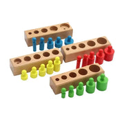 Montessori, többszínű, fa játék