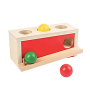 A többszínű gömbök, 4 darab, fa játék típusa