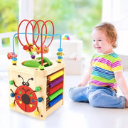 Oktatási játék montessori multifunkcionális, 2 darab, fa