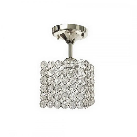 Catrina csillár, 1*E27, króm, fém és kristály