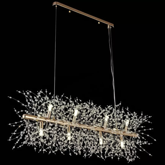 Csillár kristály lachlan 8x g9 arany