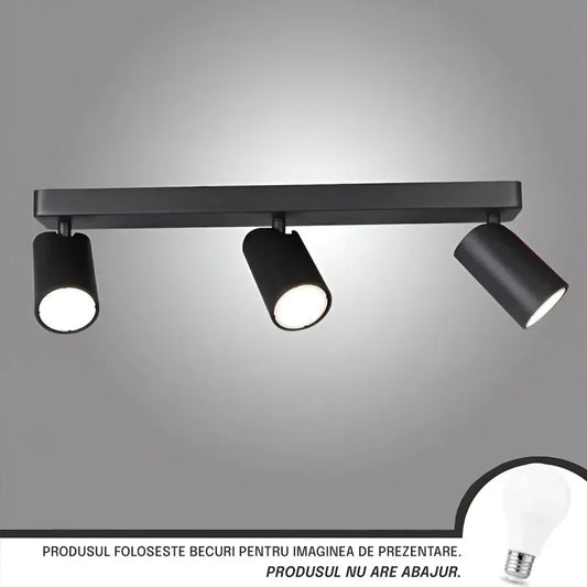 Lustu Joom lineáris projektorokkal 3xgu10 fekete