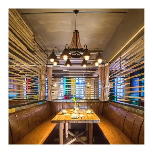 Indiana Chandelier, 8*E27, fém és kötél, fekete