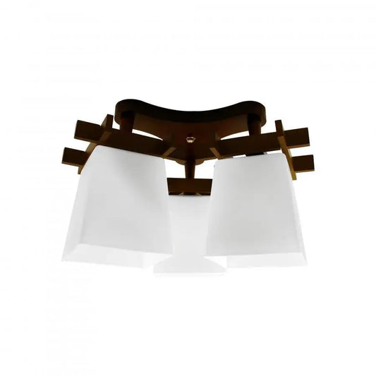 Jade Lust, 3*E27, fehér, barna, fém és üveg