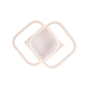 Lustra LED Vertex Matrix Matrix Romburi Suprapuse, 44W, 2 Romburi, Lumina vétel/Calda/Neutra, Alb