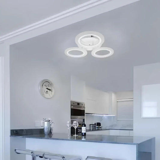 LUD LED Mara 24W, 3 kör, semleges fény, fehér