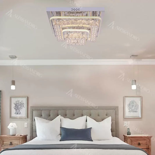 LED -csillár távirányítóval és 66W