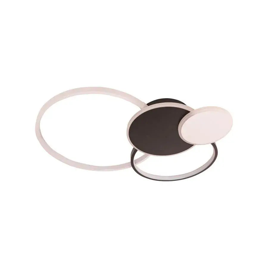 LED -csillár Libra távirányítóval, 82W, 4 kör, hideg/forró/semleges fény, instabil, fekete