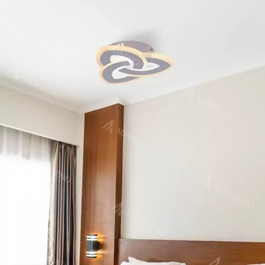 48W nyíl LED -csillár, 20 cm átmérőjű, hideg/forró/semleges fény, fehér