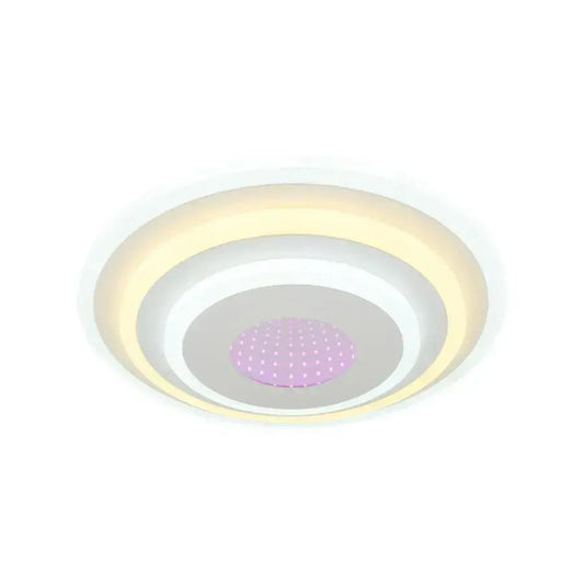 Lust LED Nivara 3D 20W, 30 cm átmérőjű, hideg/forró/semleges fény, fehér