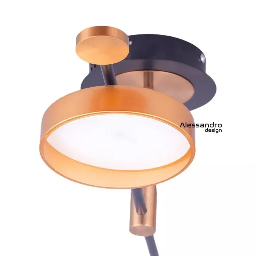 LED -csillár távirányítócsoportokkal, 80W, Unkind, fekete és arany