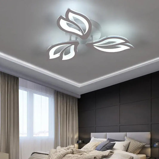 LED -csillár távirányítóval 44W, 3 elem, hideg/forró/semleges fény, instabil, fehér