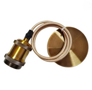 Antikizált csillár, 1*E27, fém, bronz