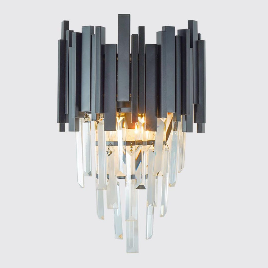 Vigyen fel Crystal Blois piccolo csillárot, 2xe14, fekete