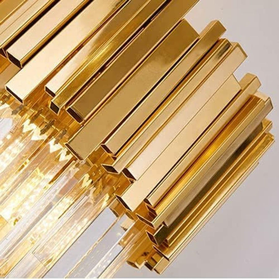 Vigyen fel Crystal Blois piccolum csillárot, 2xe14, arany
