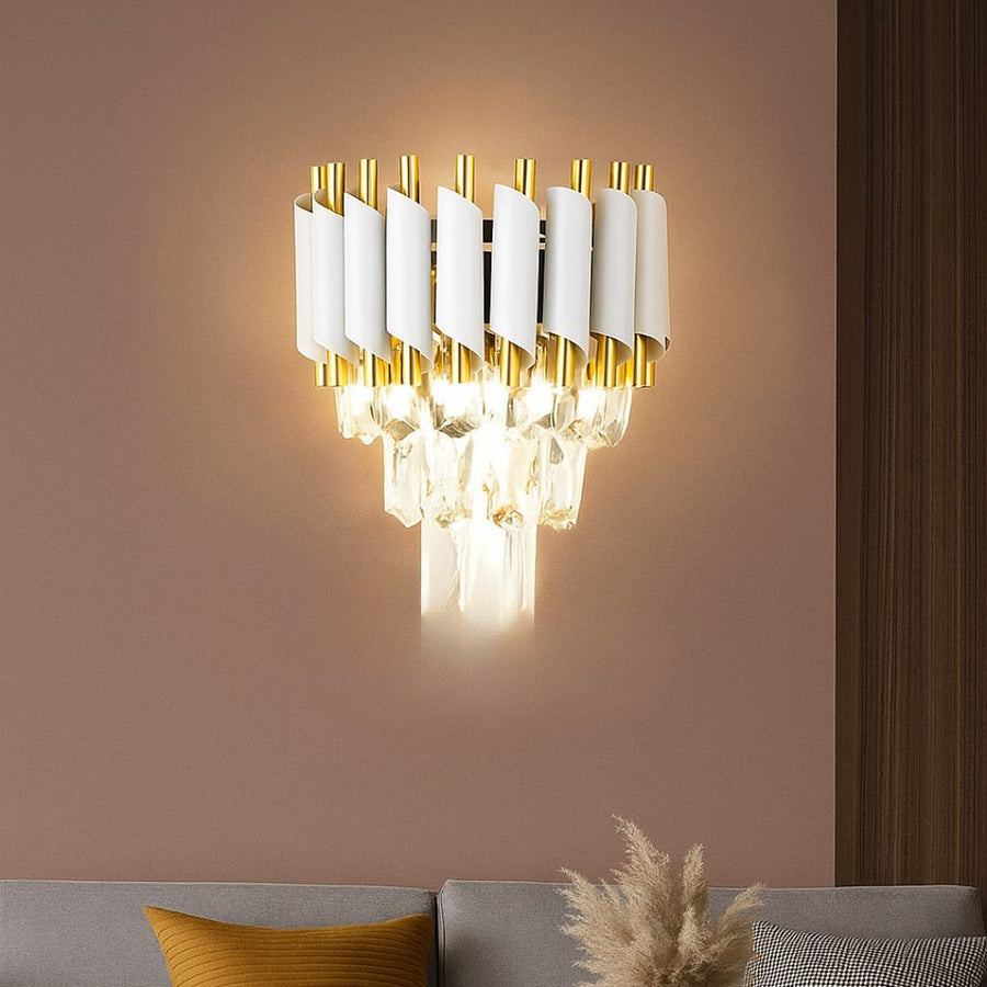 Alkalmazza a Crystal Chandelier Versailles piccolo -t, 2xe14, fehér