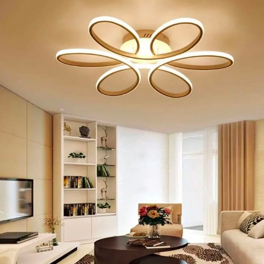 LED -csillár Eliza távirányítóval, 65W, hideg/forró/semleges fény, instabil, fehér