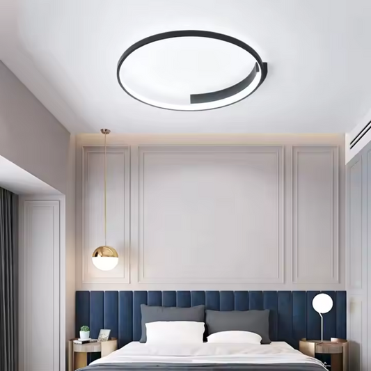 LED -csillár távirányítóval Letizia 33W, kerek, hideg/forró/semleges fény, instabil, fekete